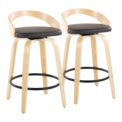 Majestic Office Furniture 26" Fixed-Height Counter Stool - Set of 2