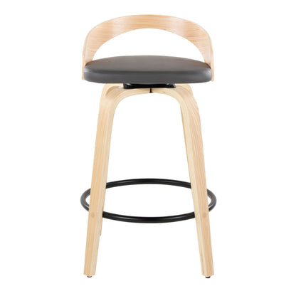 Majestic Office Furniture 26" Fixed-Height Counter Stool - Set of 2