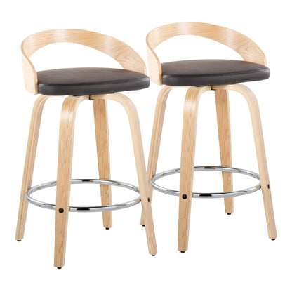 Majestic Office Furniture 26" Fixed-Height Counter Stool - Set of 2
