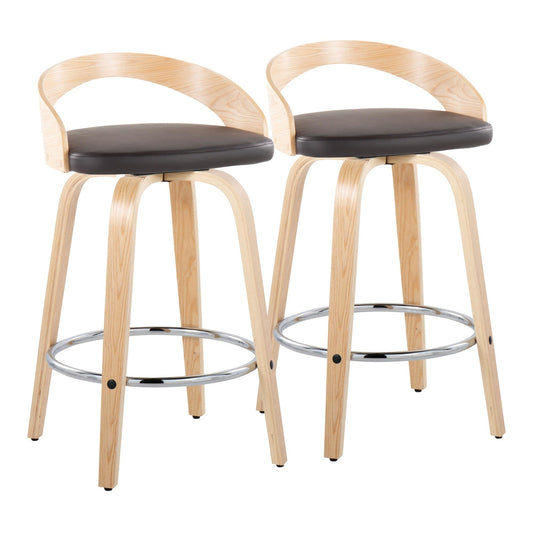 Majestic Office Furniture 26" Fixed-Height Counter Stool - Set of 2