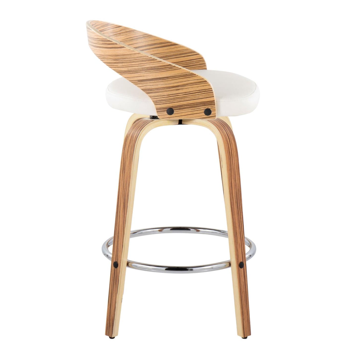 Majestic Office Furniture 26" Fixed-Height Counter Stool - Set of 2