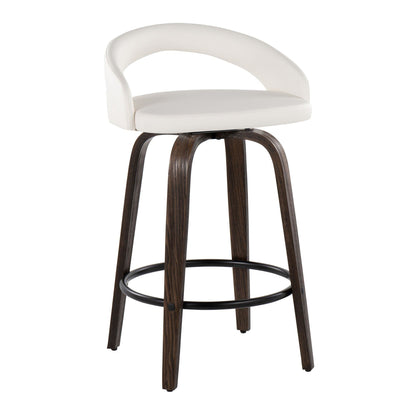 Majestic Office Furniture Upholstered 26" Fixed-Height Counter Stool - Set of 2