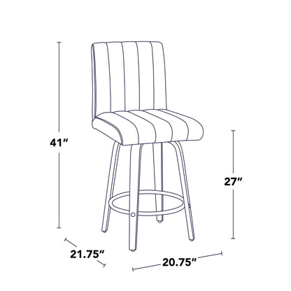 Majestic Office Furniture 26" Fixed-Height Counter Stool - Set of 2