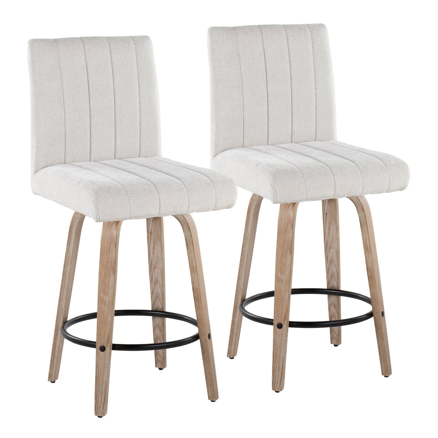 Majestic Office Furniture 26" Fixed-Height Counter Stool - Set of 2
