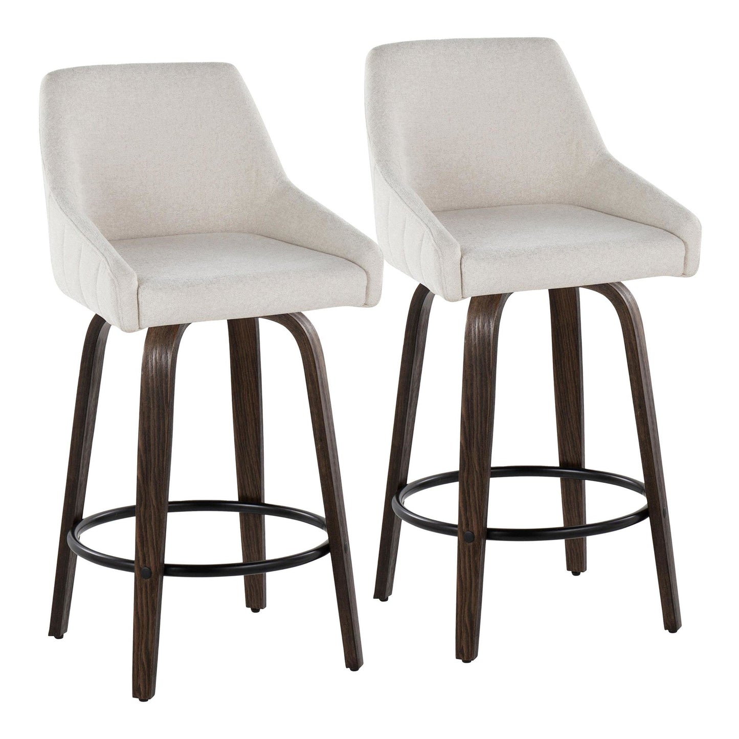 Majestic Office Furniture 26" Fixed-Height Counter Stool - Set of 2