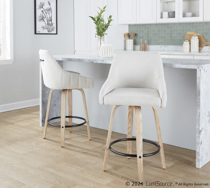 Majestic Office Furniture 26" Fixed-Height Counter Stool - Set of 2