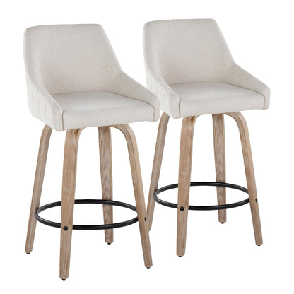 Majestic Office Furniture 26" Fixed-Height Counter Stool - Set of 2