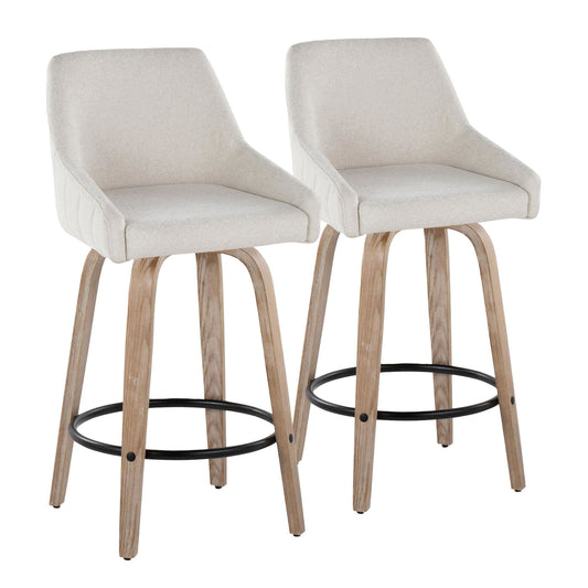 Majestic Office Furniture 26" Fixed-Height Counter Stool - Set of 2