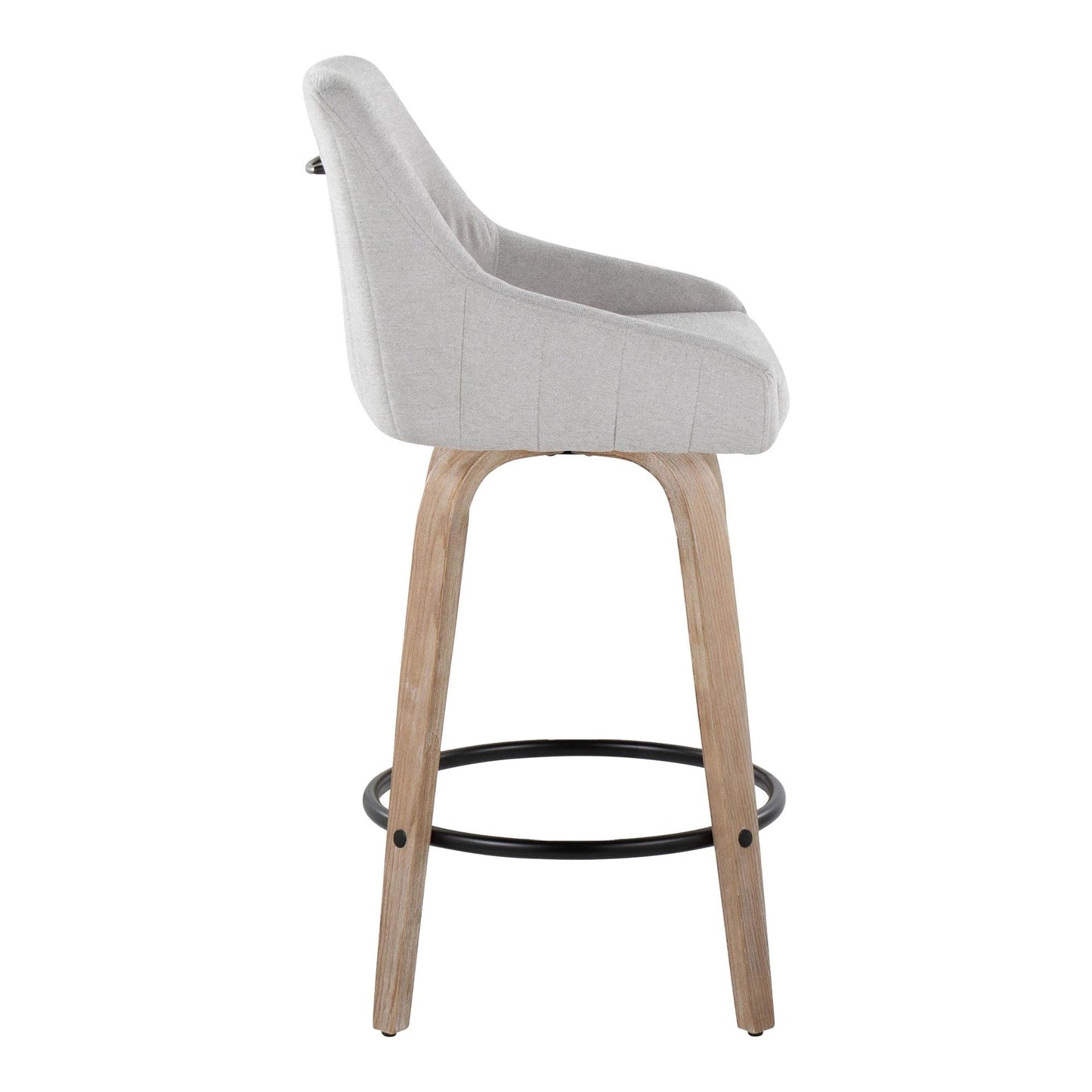 Majestic Office Furniture 26" Fixed-Height Counter Stool - Set of 2
