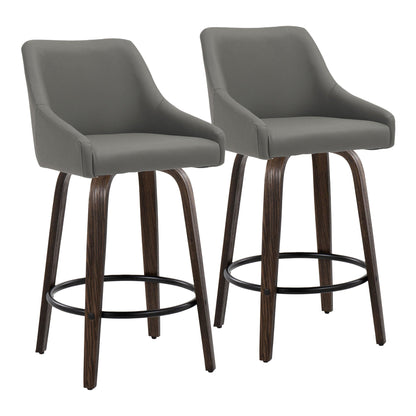 Majestic Office Furniture 26" Fixed-Height Counter Stool - Set of 2