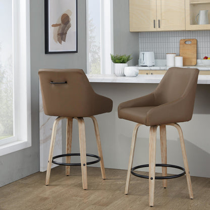 Majestic Office Furniture 26" Fixed-Height Counter Stool - Set of 2