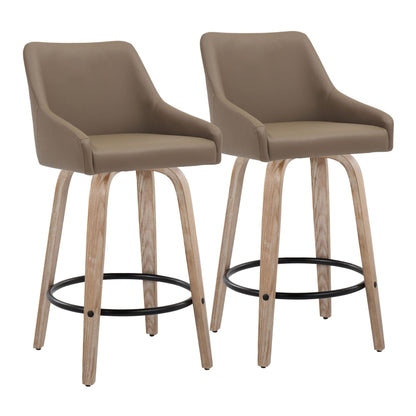 Majestic Office Furniture 26" Fixed-Height Counter Stool - Set of 2