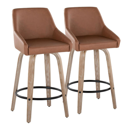 Majestic Office Furniture 26" Fixed-Height Counter Stool - Set of 2
