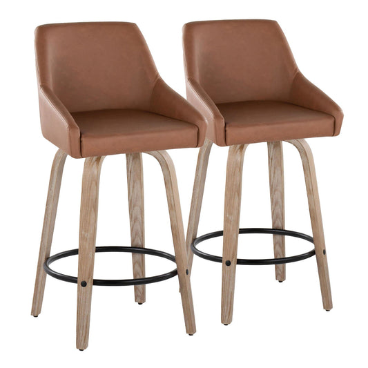 Majestic Office Furniture 26" Fixed-Height Counter Stool - Set of 2