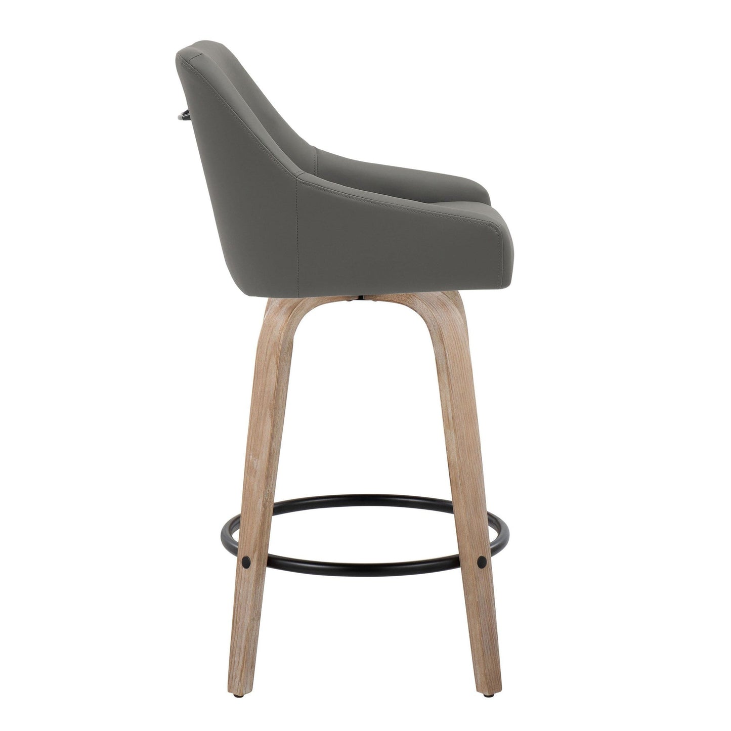 Majestic Office Furniture 26" Fixed-Height Counter Stool - Set of 2