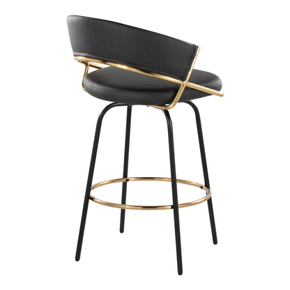Majestic Office Furniture 26" Fixed-Height Counter Stool - Set of 2