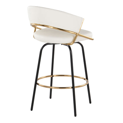 Majestic Office Furniture 26" Fixed-Height Counter Stool - Set of 2
