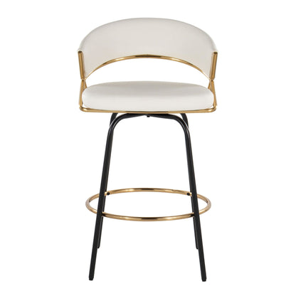 Majestic Office Furniture 26" Fixed-Height Counter Stool - Set of 2