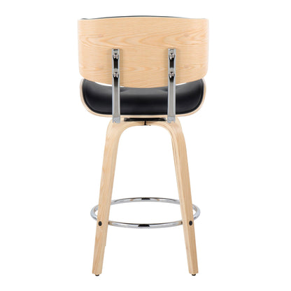 Majestic Office Furniture 26" Fixed-Height Counter Stool - Set of 2