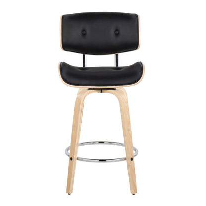 Majestic Office Furniture 26" Fixed-Height Counter Stool - Set of 2