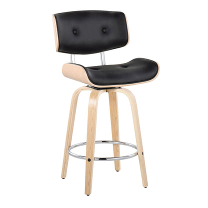 Majestic Office Furniture 26" Fixed-Height Counter Stool - Set of 2