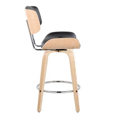Majestic Office Furniture 26" Fixed-Height Counter Stool - Set of 2