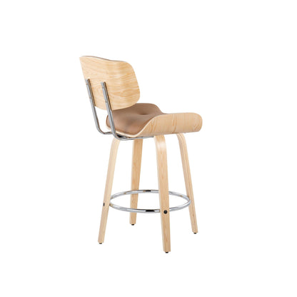 Majestic Office Furniture 26" Fixed-Height Counter Stool - Set of 2