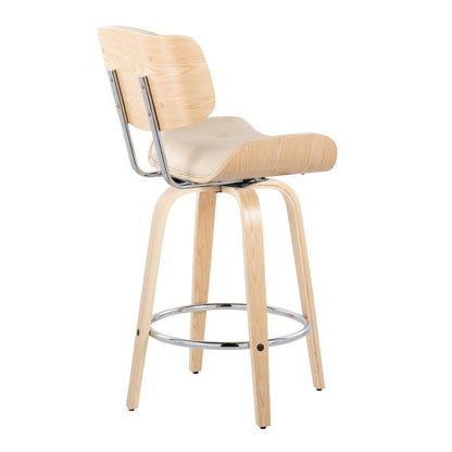 Majestic Office Furniture 26" Fixed-Height Counter Stool - Set of 2