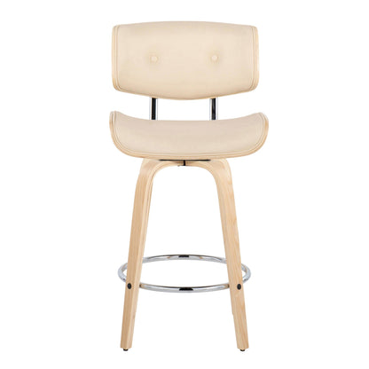 Majestic Office Furniture 26" Fixed-Height Counter Stool - Set of 2