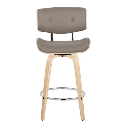 Majestic Office Furniture 26" Fixed-Height Counter Stool - Set of 2