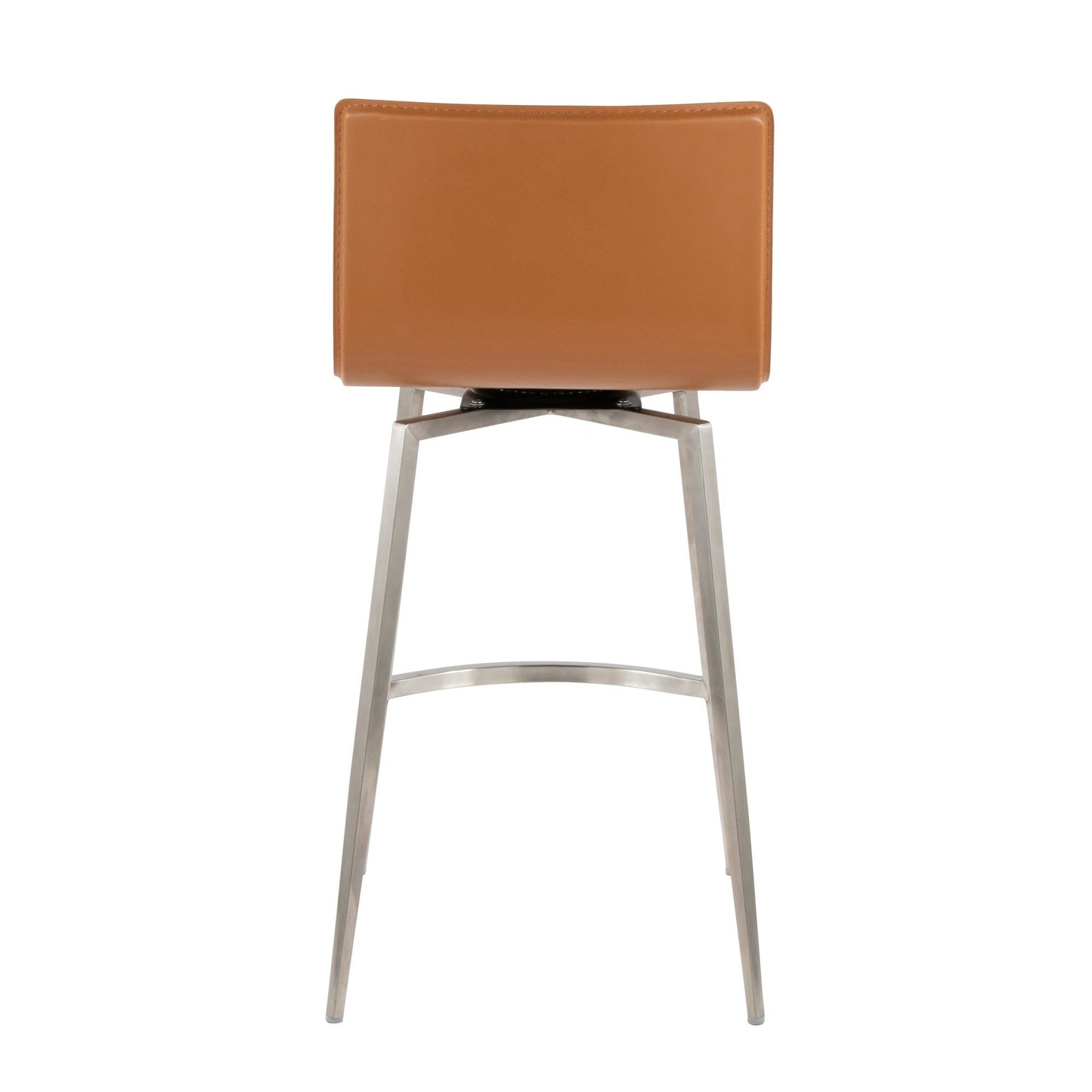 Lumisource Mara Upholstered 26" Fixed-Height Counter Stool - Set of 2