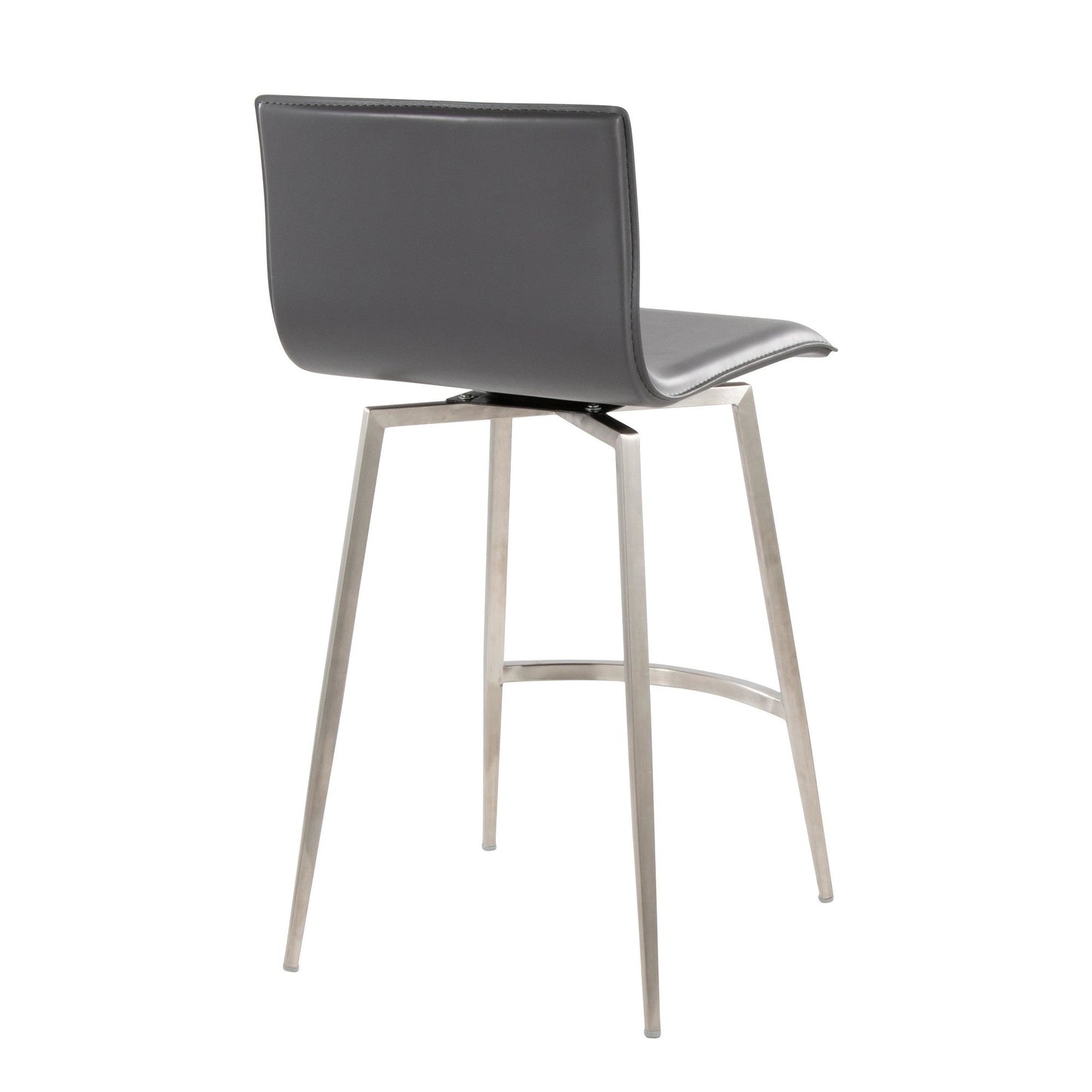 Lumisource Mara Upholstered 26" Fixed-Height Counter Stool - Set of 2