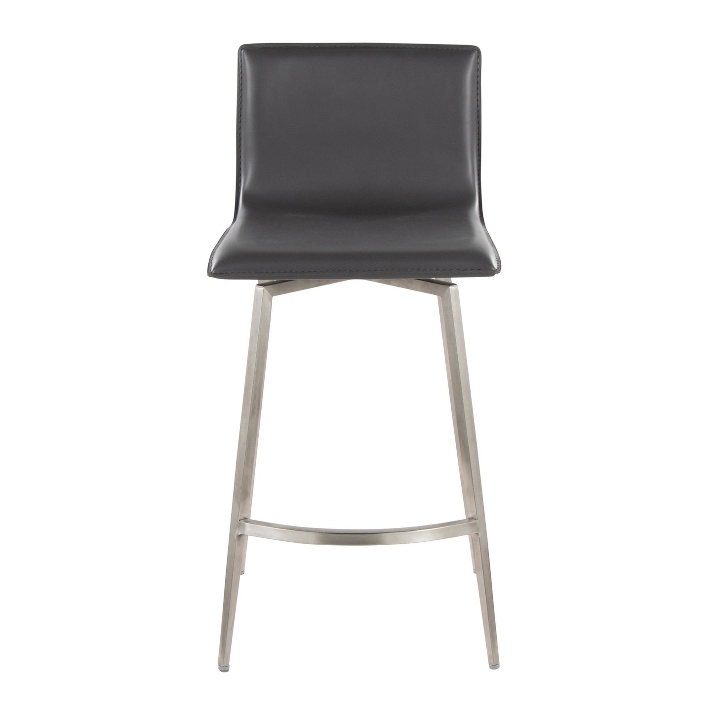 Lumisource Mara Upholstered 26" Fixed-Height Counter Stool - Set of 2