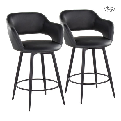 Majestic Office Furniture 26" Fixed-Height Counter Stool - Set of 2