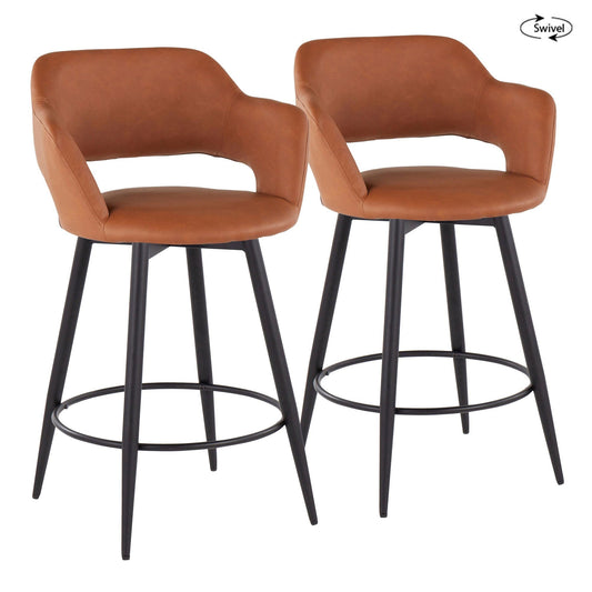 Majestic Office Furniture 26" Fixed-Height Counter Stool - Set of 2