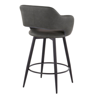 Majestic Office Furniture 26" Fixed-Height Counter Stool - Set of 2