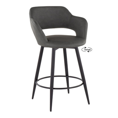 Majestic Office Furniture 26" Fixed-Height Counter Stool - Set of 2