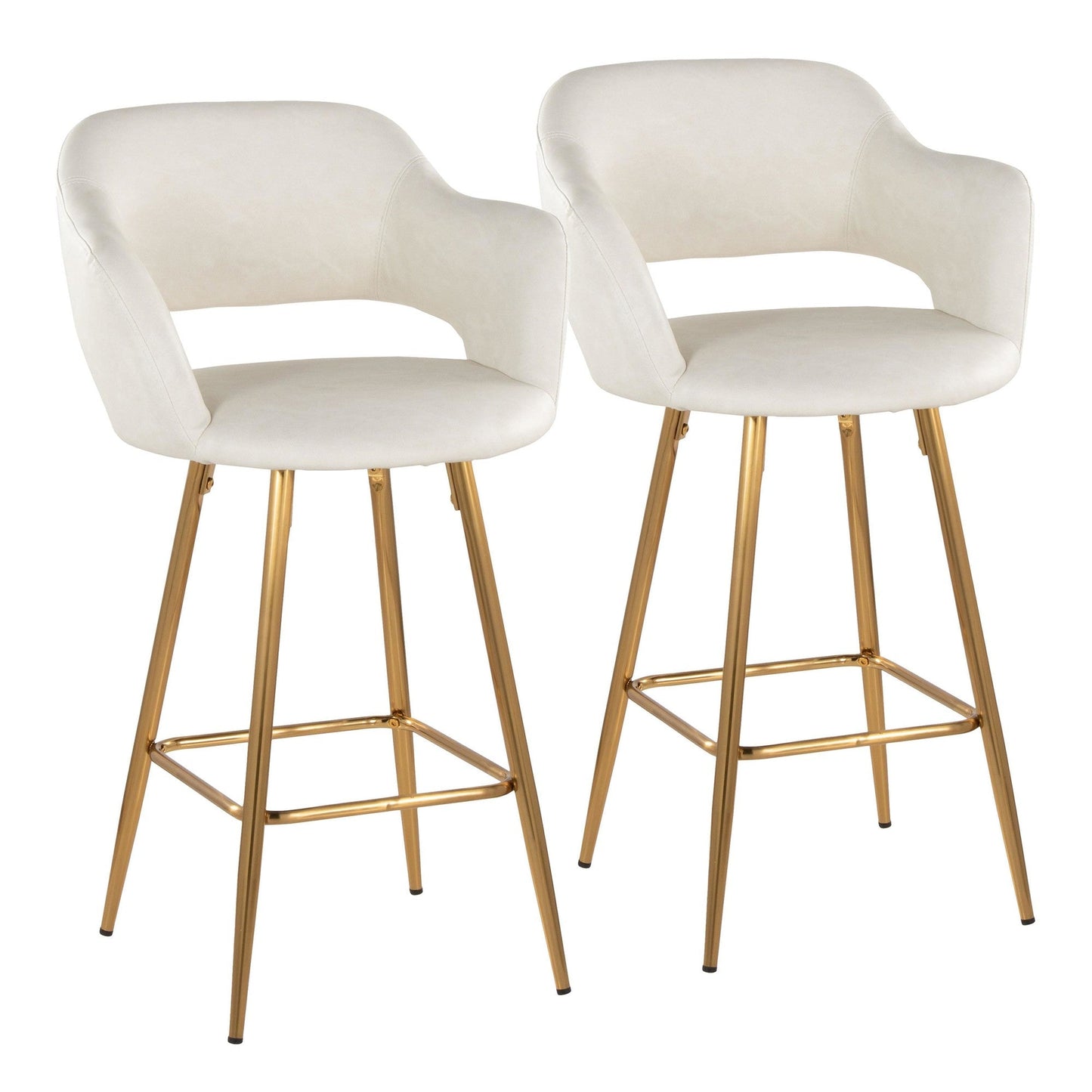 Majestic Office Furniture 26" Fixed-Height Counter Stool - Set of 2
