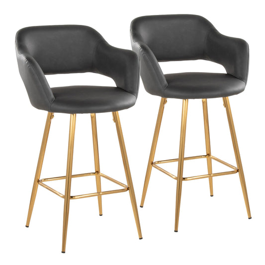 Majestic Office Furniture 26" Fixed-Height Counter Stool - Set of 2