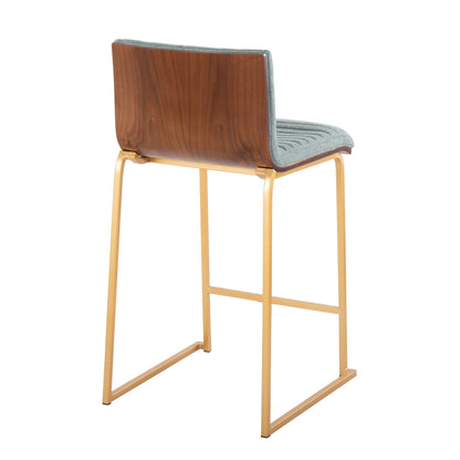 Majestic Office Furniture Mara 26" Fixed-Height Counter Stool - Set of 2