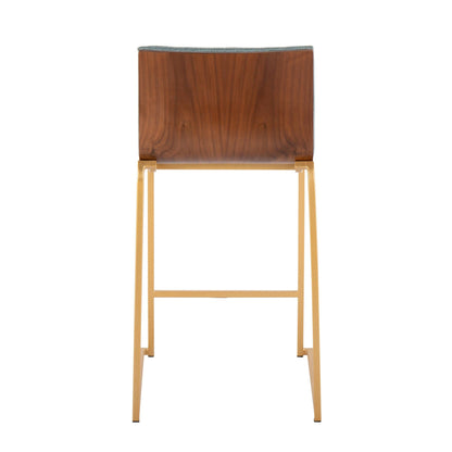Majestic Office Furniture Mara 26" Fixed-Height Counter Stool - Set of 2