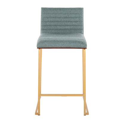 Majestic Office Furniture Mara 26" Fixed-Height Counter Stool - Set of 2