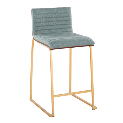 Majestic Office Furniture Mara 26" Fixed-Height Counter Stool - Set of 2