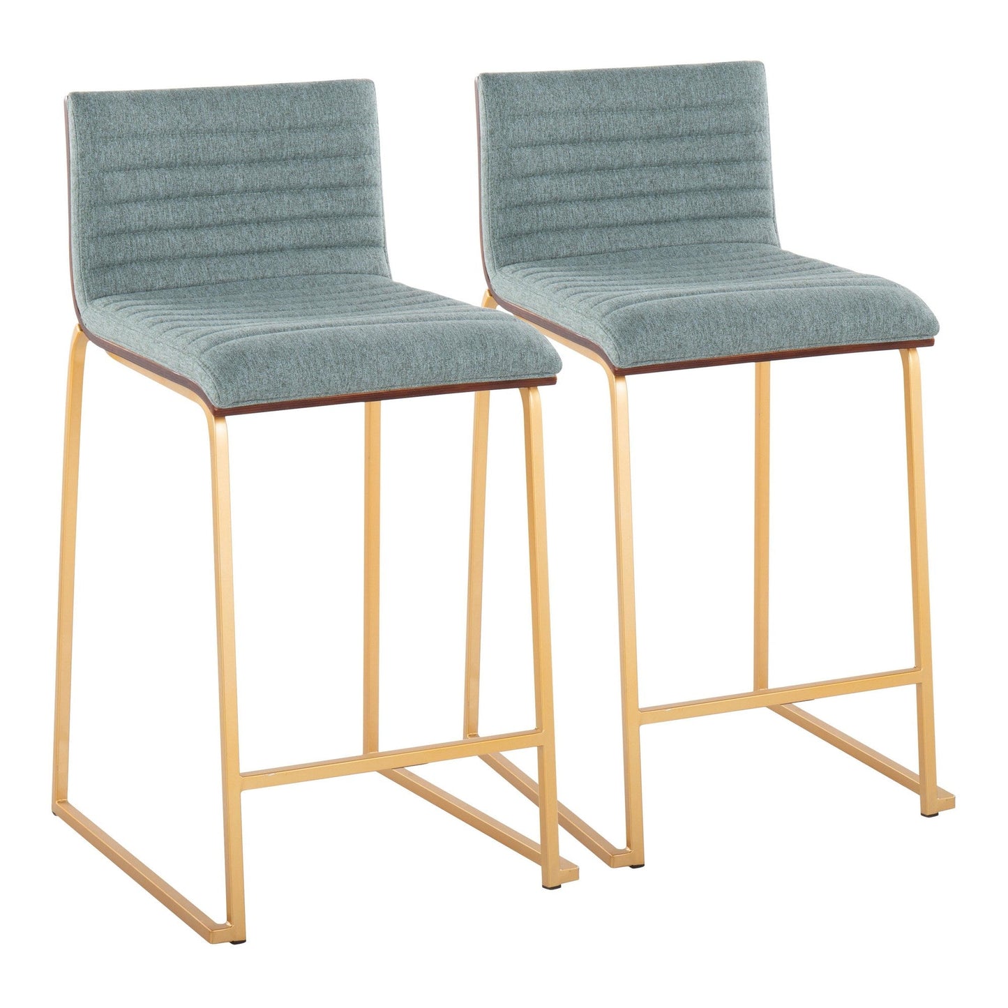 Majestic Office Furniture Mara 26" Fixed-Height Counter Stool - Set of 2