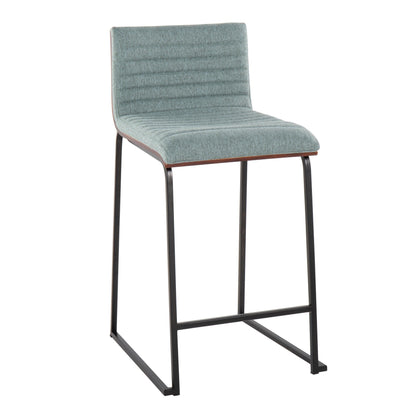 Majestic Office Furniture Mara 26" Fixed-Height Counter Stool - Set of 2