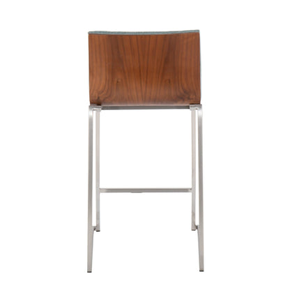 Majestic Office Furniture Mara 26" Fixed-Height Counter Stool - Set of 2