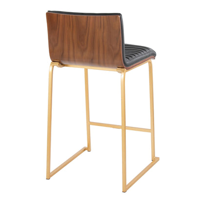 Majestic Office Furniture Mara 26" Fixed-Height Counter Stool - Set of 2