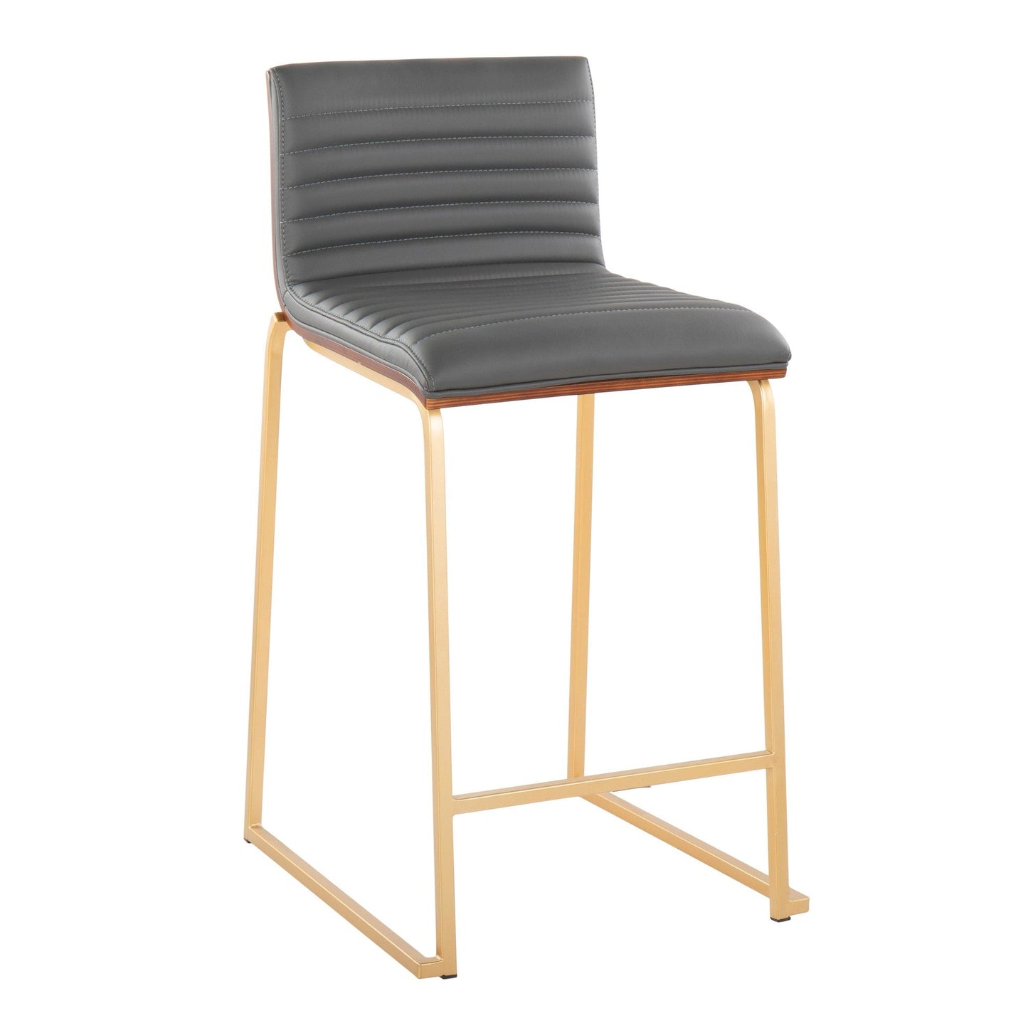 Majestic Office Furniture Mara 26" Fixed-Height Counter Stool - Set of 2