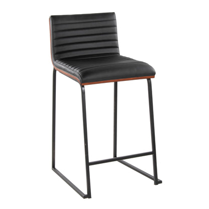 Majestic Office Furniture Mara 26" Fixed-Height Counter Stool - Set of 2