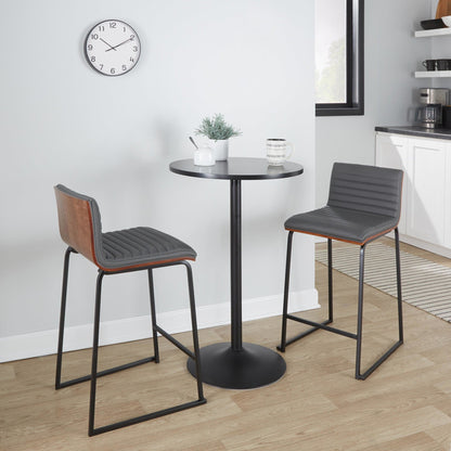 Majestic Office Furniture Mara 26" Fixed-Height Counter Stool - Set of 2